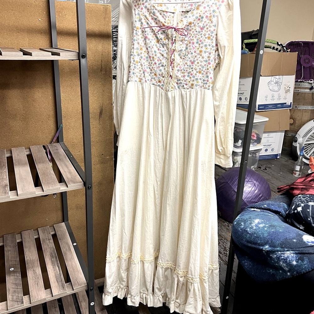 Vintage Gunne Sax pattern Wedding of Ren-fair dress